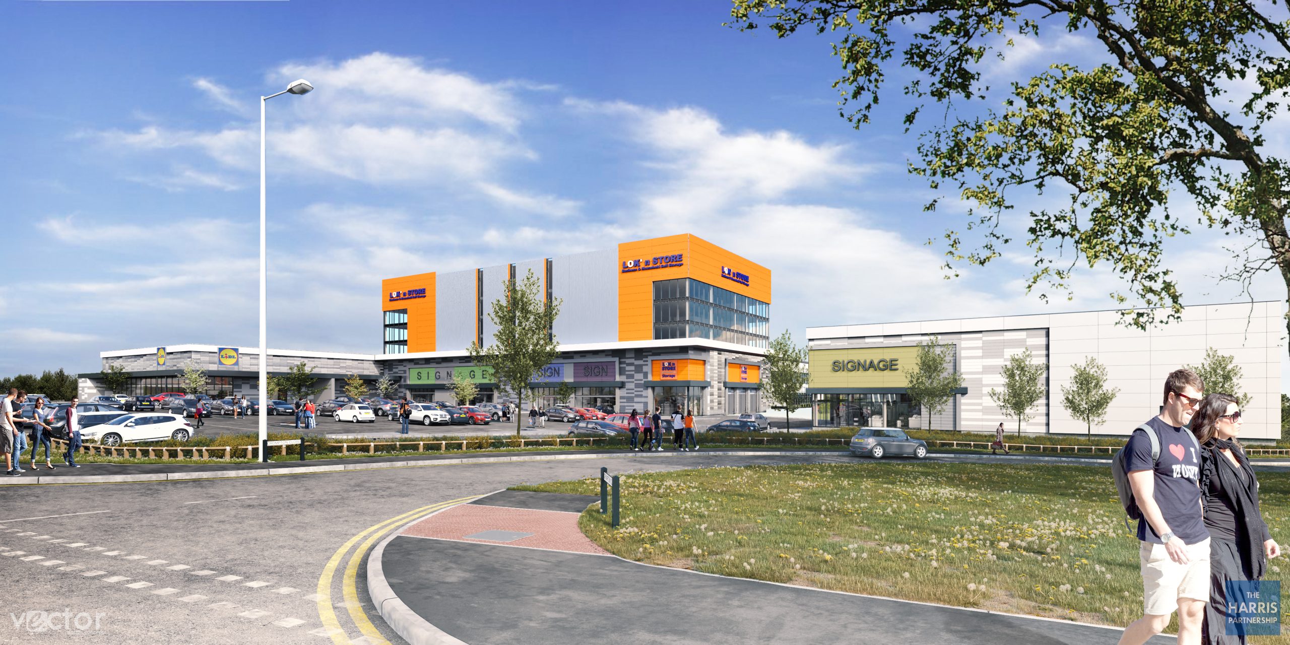 Image for Basildon new Lidl and Greggs taking shape at The St Hilary Retail Park